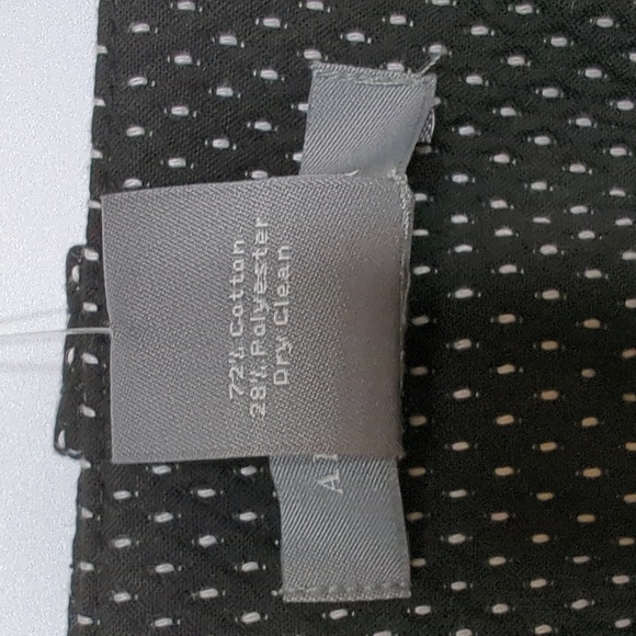Ann Taylor MARGO Capri Pant Black Small White Dot Print Classic Timeless Size 8 - Picture 8 of 8